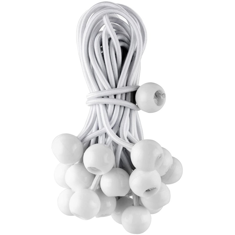 EHOMEA2Z Ball Bungee Cords 50 Pack 9-inch Diameter Bungee Balls for Canopy, Net, Posts, Garden, Tools, Cords, 5mm Weather-Resistant Cord, 100% Latex UV Treated - Ideal for Indoor and Outdoor Use - Image 1